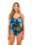 Pichola Underwire Twist Front Swimsuit with Adjustable Leg