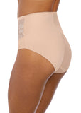 Illusion High Waist Brief - Natural Beige