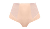 Illusion High Waist Brief - Natural Beige