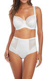 Illusion High Waist Brief - White