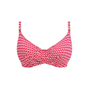 Koh Lipe Underwire Full Cup Bikini Top - Radiant Red