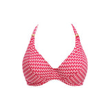 Koh Lipe Underwire Halter Bikini Top - Radiant Red