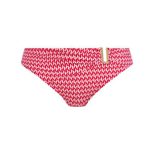 Koh Lipe Mide Rise Bikini Brief - Radiant Red