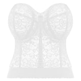 Lace Bridal Lace Bustier in White