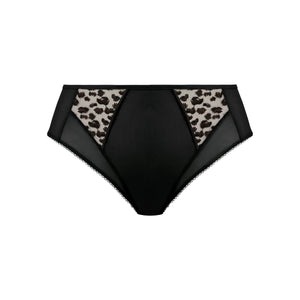 Namrah High Leg Brief - Jet