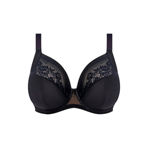 Nerina Underwire Plunge Bra in Black