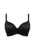 Offbeat Moulded Demi T-Shirt Bra - Black