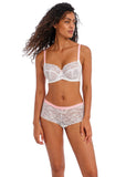 Offbeat Side Support Bra - White