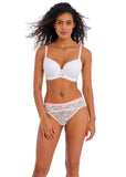 Offbeat Moulded Demi T-Shirt Bra - White