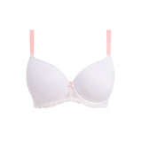 Offbeat Moulded Demi T-Shirt Bra - White