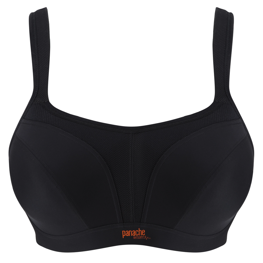 Panache Underwire Sports Bra In Black