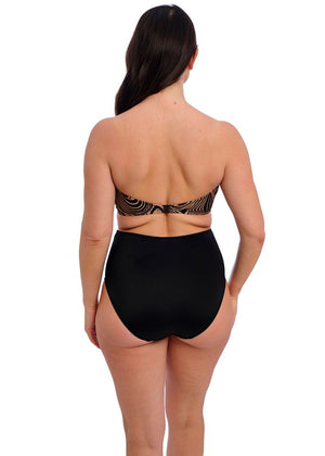 Pemba Island High Waist Bikini Brief - Mocha