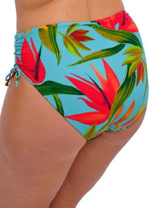 Pichola High Waist Bikini Brief - Aqua