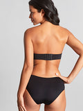 Porcelain Elan Moulded Strapless Bra in Black