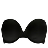 Porcelain Elan Moulded Strapless Bra in Black