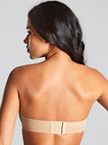 Porcelain Elan Moulded Strapless Bra in Chai