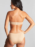 Porcelain Elan Moulded Strapless Bra in Chai