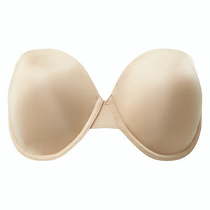 Porcelain Elan Moulded Strapless Bra in Chai