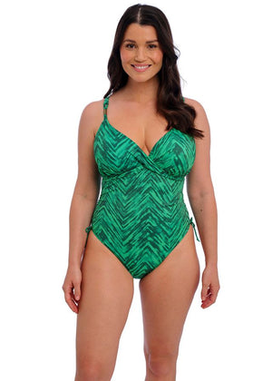 Punta Mita Underwire Plunge Swimsuit - Emerald