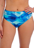 Saunton Sands High Waist Bikini Brief - Dazzling Blue