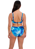 Saunton Sands Mid Rise Bikini Brief - Dazzling Blue