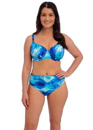 Saunton Sands Full Cup Bikini Top - Dazzling Blue