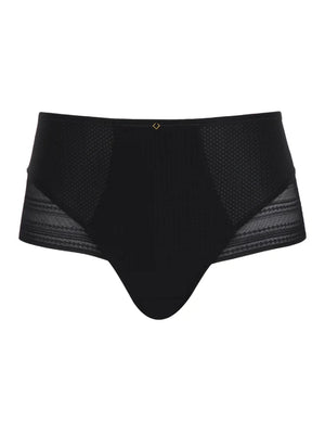 Serene High Waist Brief in Noir