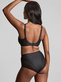 Serene High Waist Brief in Noir