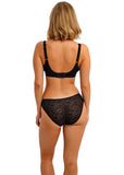 Serenne Underwire Moulded Non-Padded Bra in Black