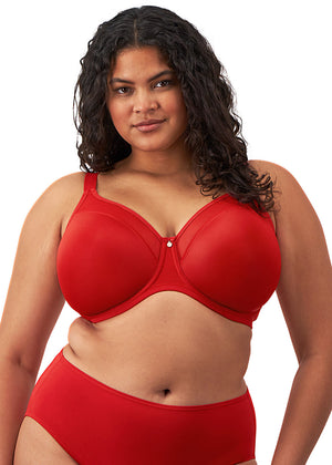 Smooth Moulded Bra in Haute Red