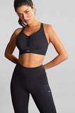 Panache Wired Non-Padded Sports Bra in Black