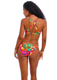 Sun Haze High Apex Bikini Top - Mandarin