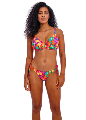 Sun Haze High Apex Bikini Top - Mandarin