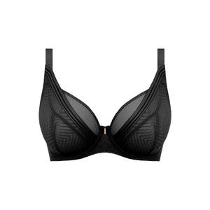 Tailored High Apex Bra in Black