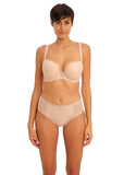 Tailored Underwire Moulded Plunge T-Shirt Bra - Natural Beige