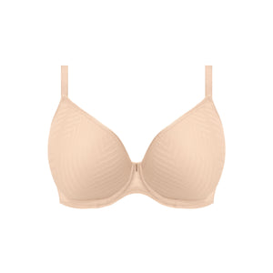 Tailored Underwire Moulded Plunge T-Shirt Bra - Natural Beige