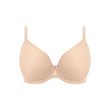 Tailored Underwire Moulded Plunge T-Shirt Bra - Natural Beige