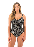 Silhouette Island Underwire Twist Front Swimsuit with Adjustable Leg