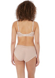 Viva Underwire Side Support Bra - Lace Natural Beige