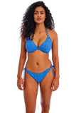 Nomad Nights Underwire Halter Bikini Top - Atlantic