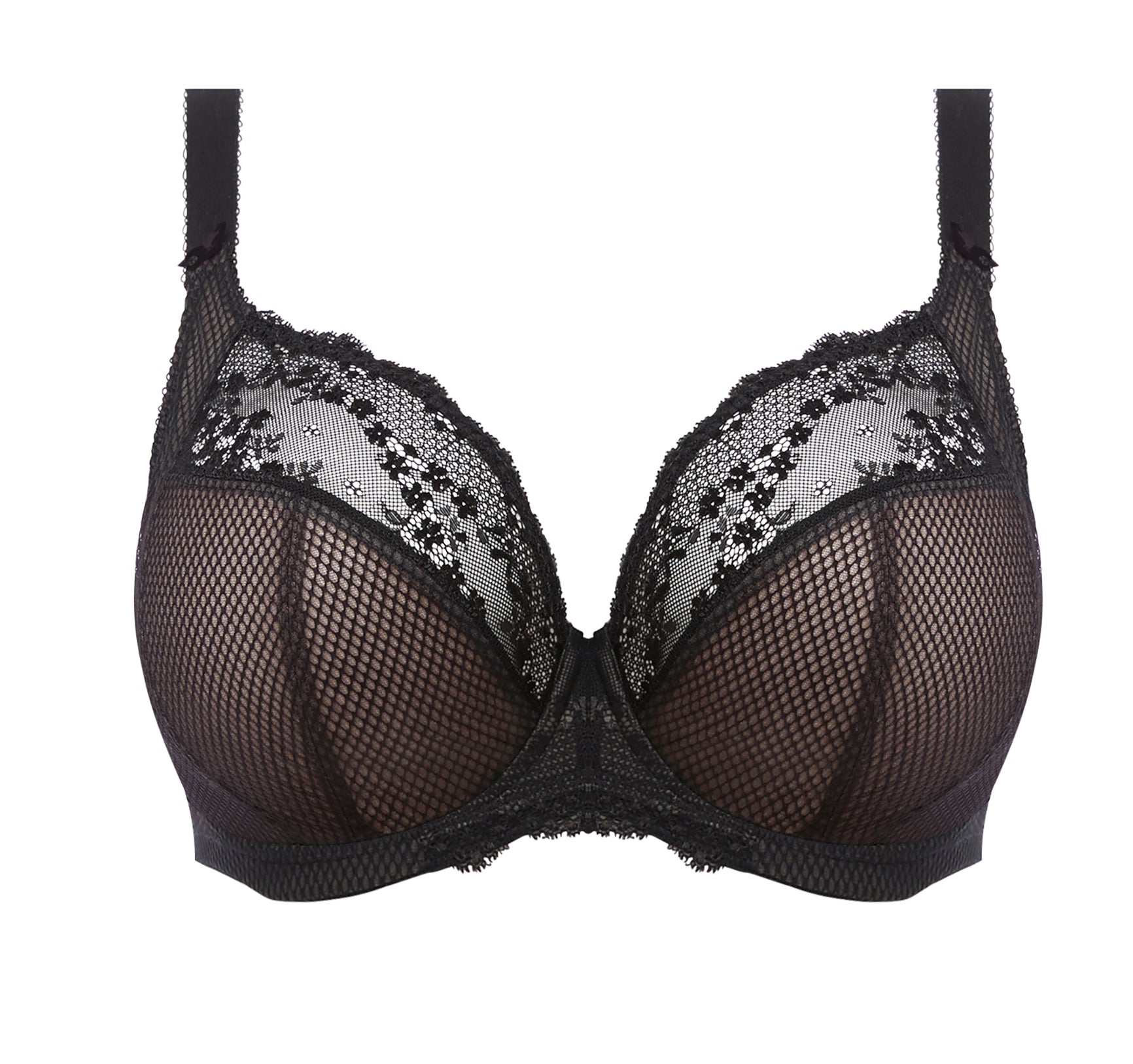 Charley Underwire Plunge Bra with Stretch Lace