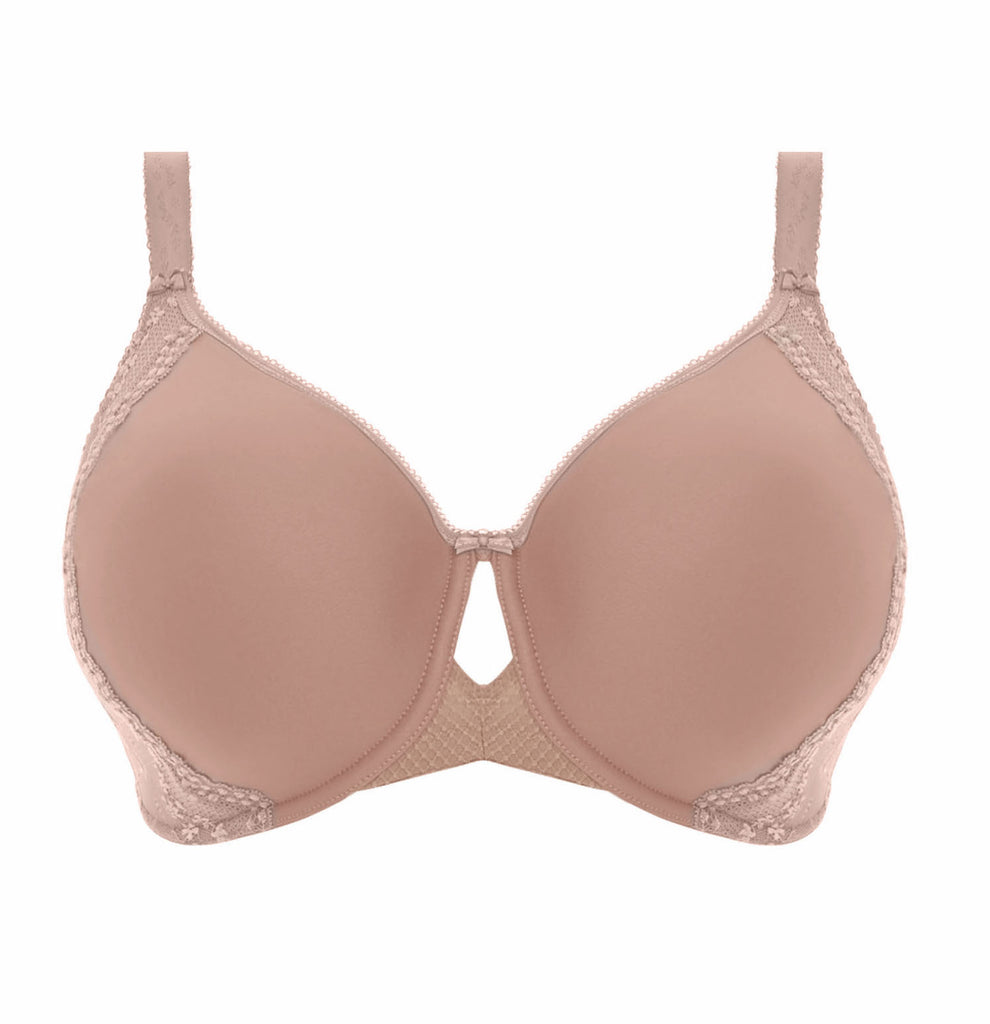 Charley Uw Bandless Spacer Moulded Bra - Fan