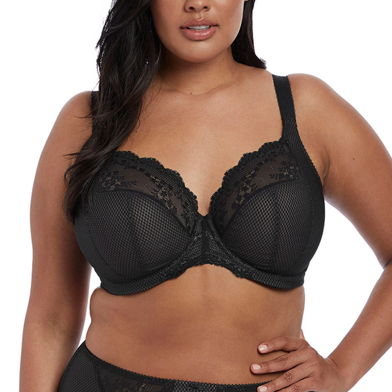 Charley Underwire Plunge Bra with Stretch Lace