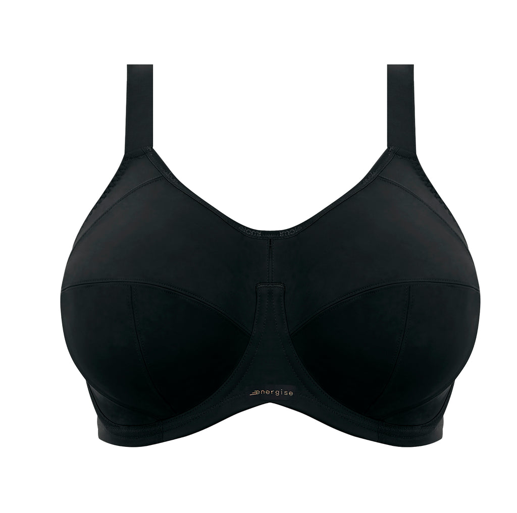 Energise Underwire Sports Bra With J Hook - Black – Liza Clifford