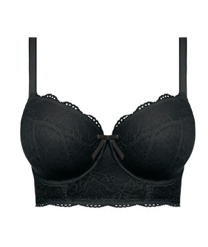 Freya Fancies Underwire Longline Bra - Black