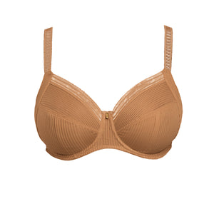 Fusion Underwire Full Cup Side Support Bra - Cinnamon