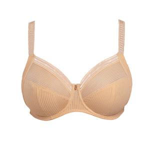 Fusion Underwire Full Cup Side Support Bra - Sand