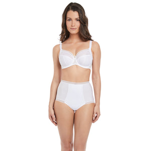 Fusion Underwire Full Cup Side Support Bra - White