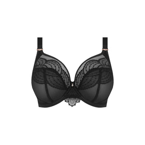 Priya Underwire Plunge Bra - Black