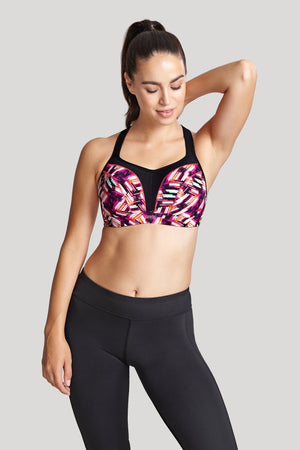 Panache Underwire Sports Bra In Neon Light